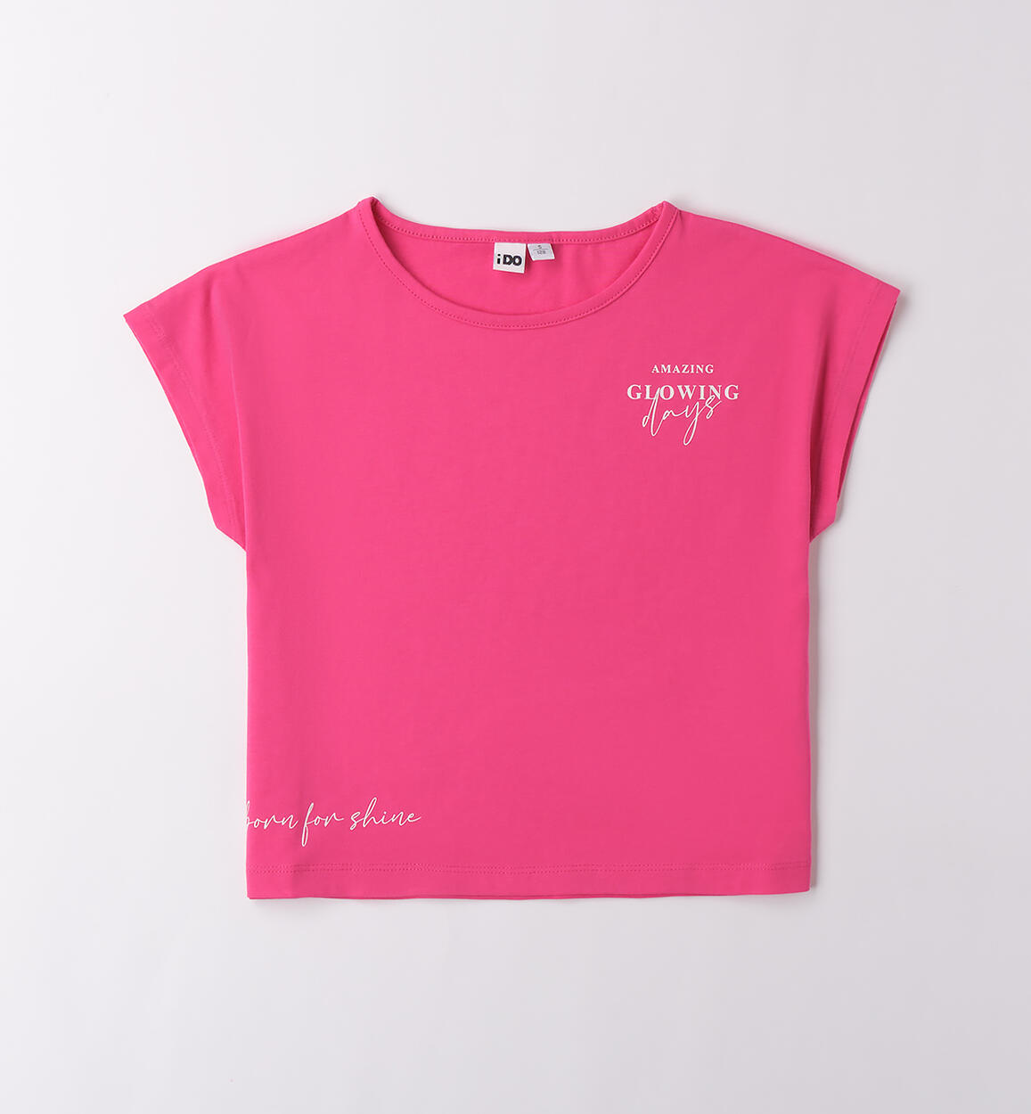T-shirt per ragazza iDO FUCSIA iDO