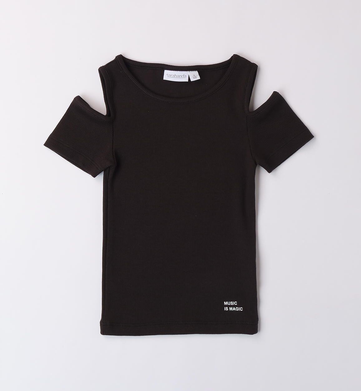 T-shirt per ragazza NERO Sarabanda