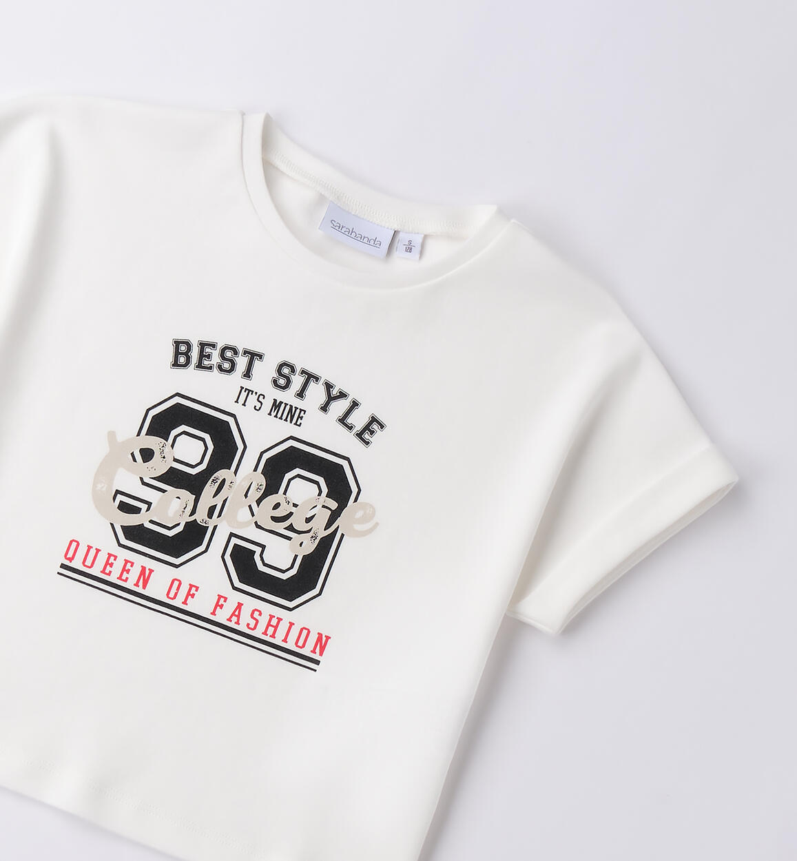 T-shirt per ragazza PANNA-0112 - 2470F43600