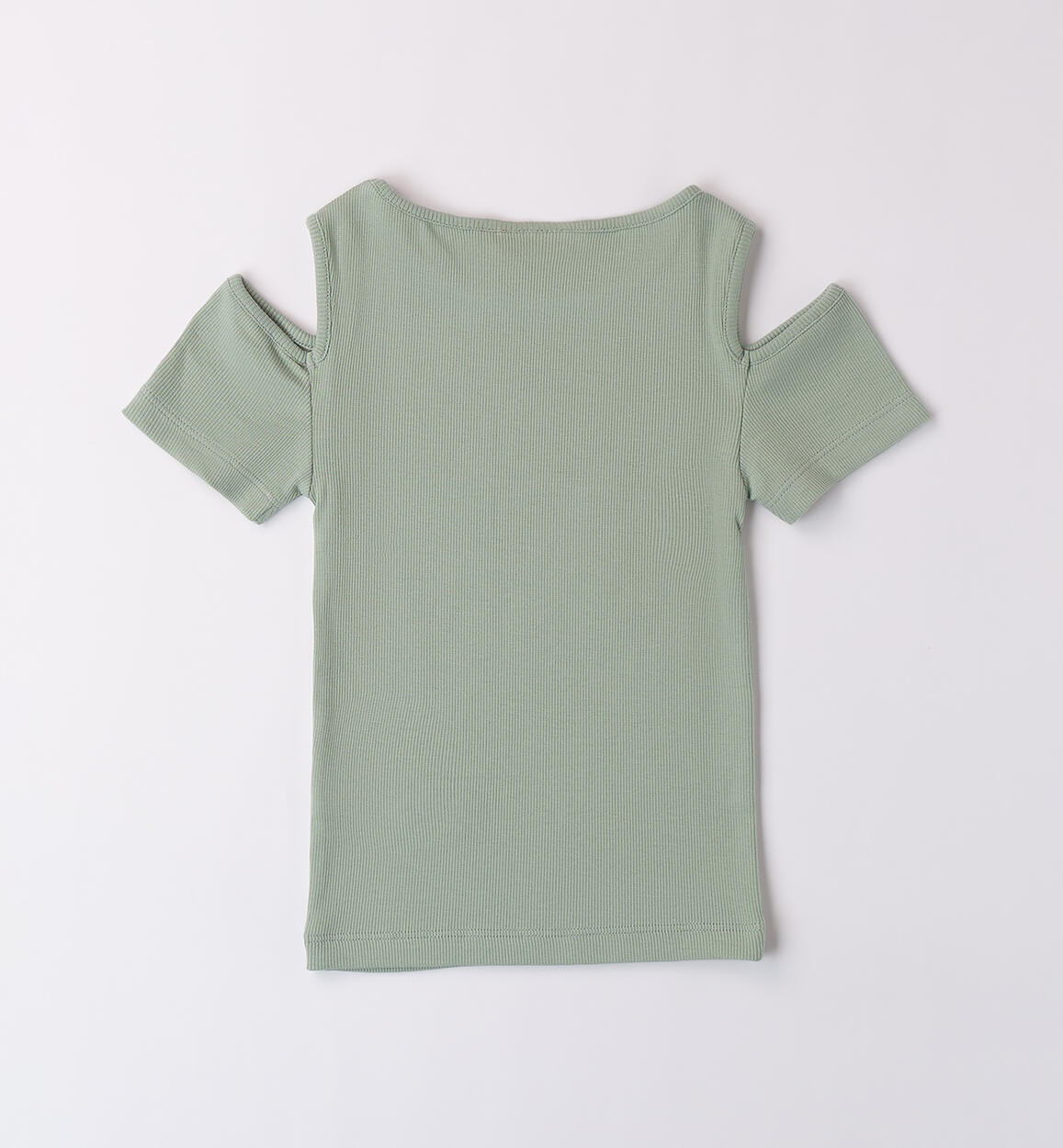 T-shirt per ragazza VERDE MILITARE-4232 - 2470B44300