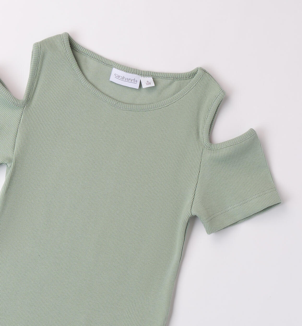 T-shirt per ragazza VERDE MILITARE-4232 - 2470B44300