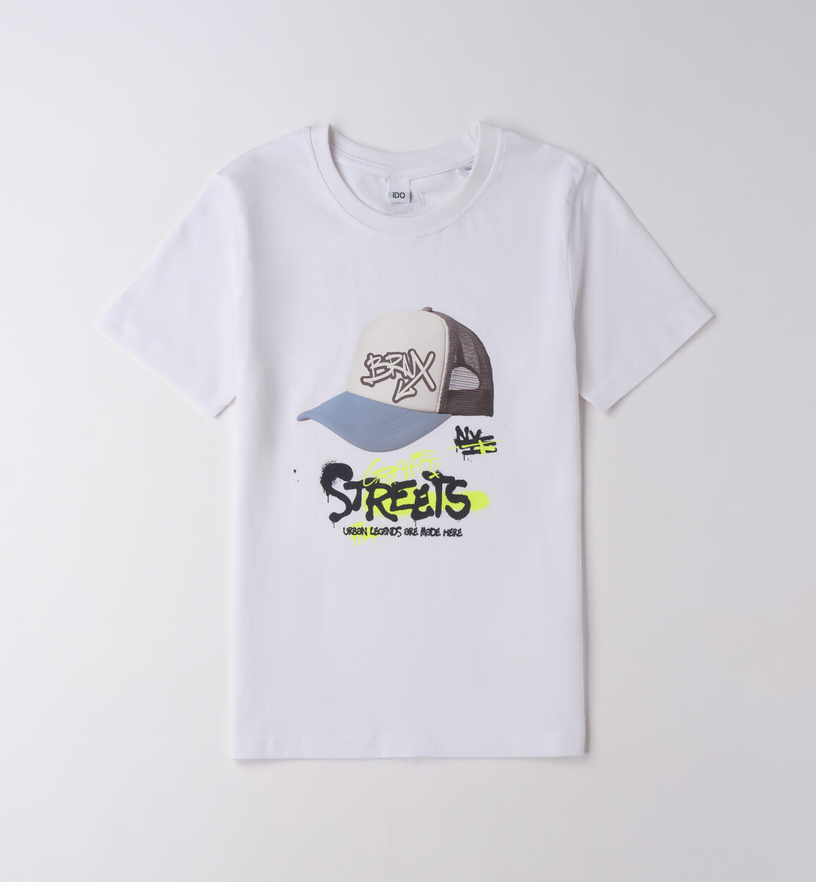T-shirt per ragazzo BIANCO iDO