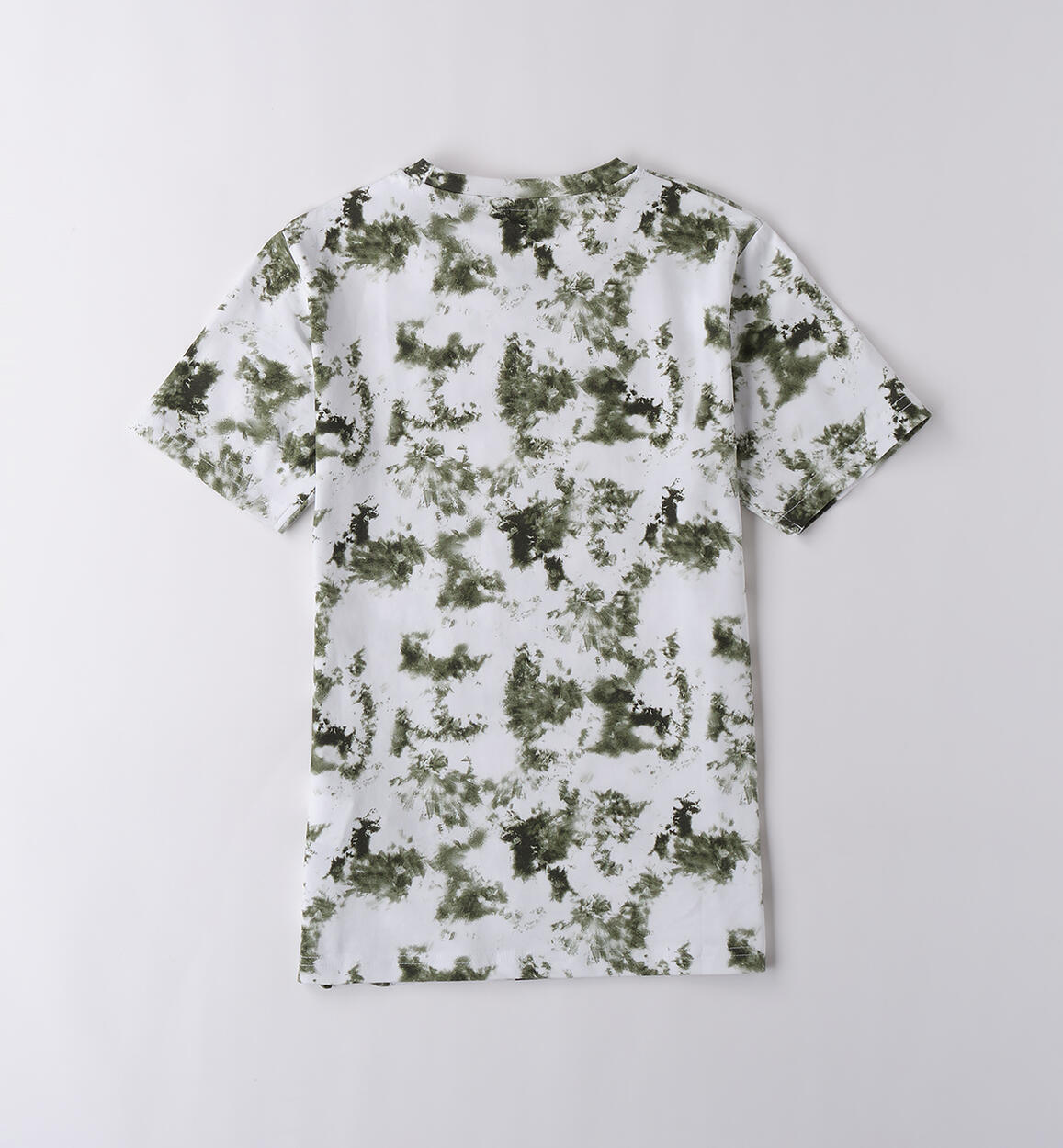 T-shirt per ragazzo BIANCO-VERDE-6BNT - 2434B62700
