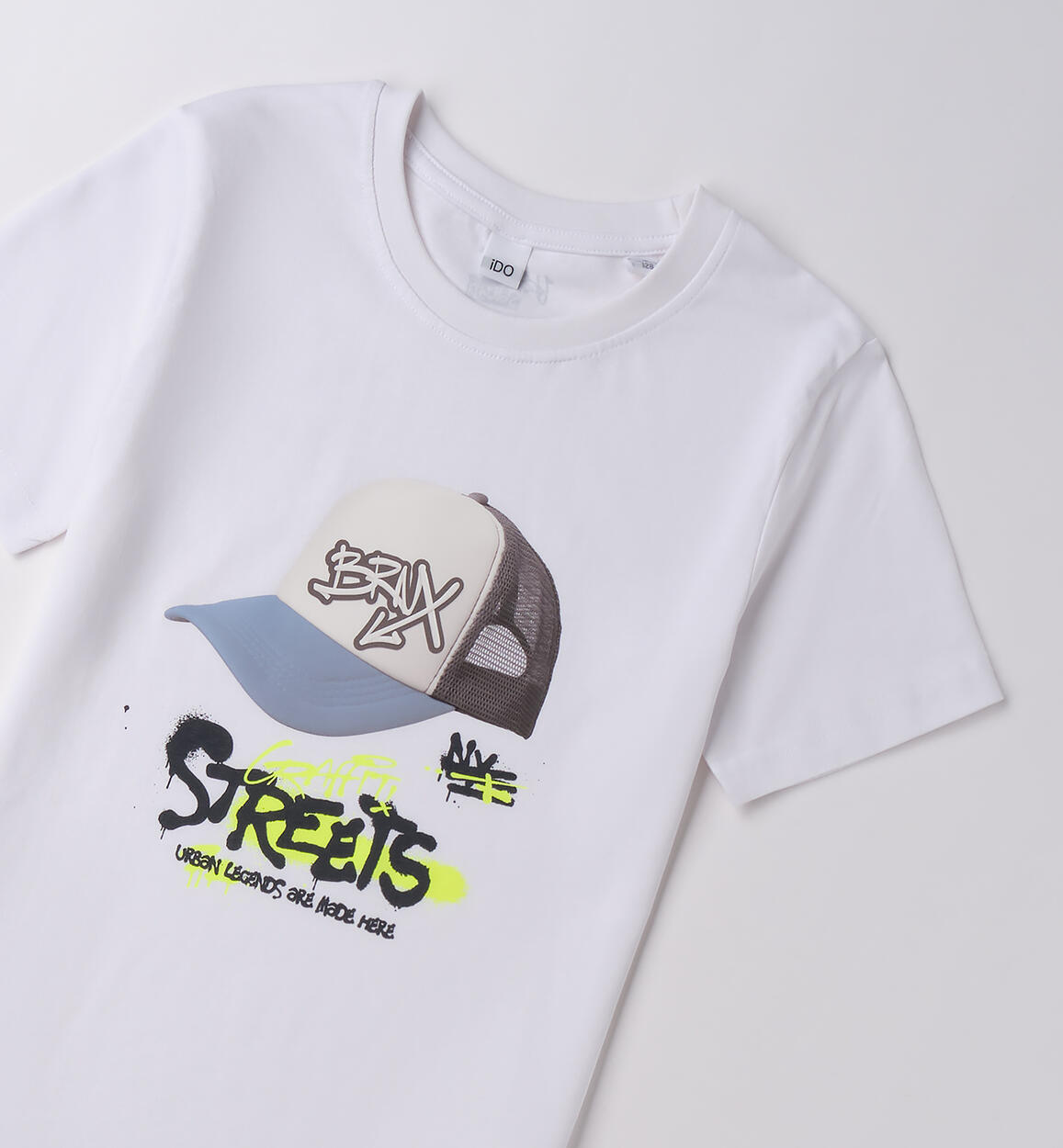 T-shirt per ragazzo BIANCO-0113 - 2434F40000