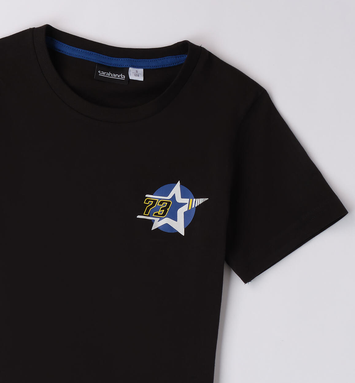 T Shirt per ragazzo Sarabanda NERO-0658 - 2430B60300