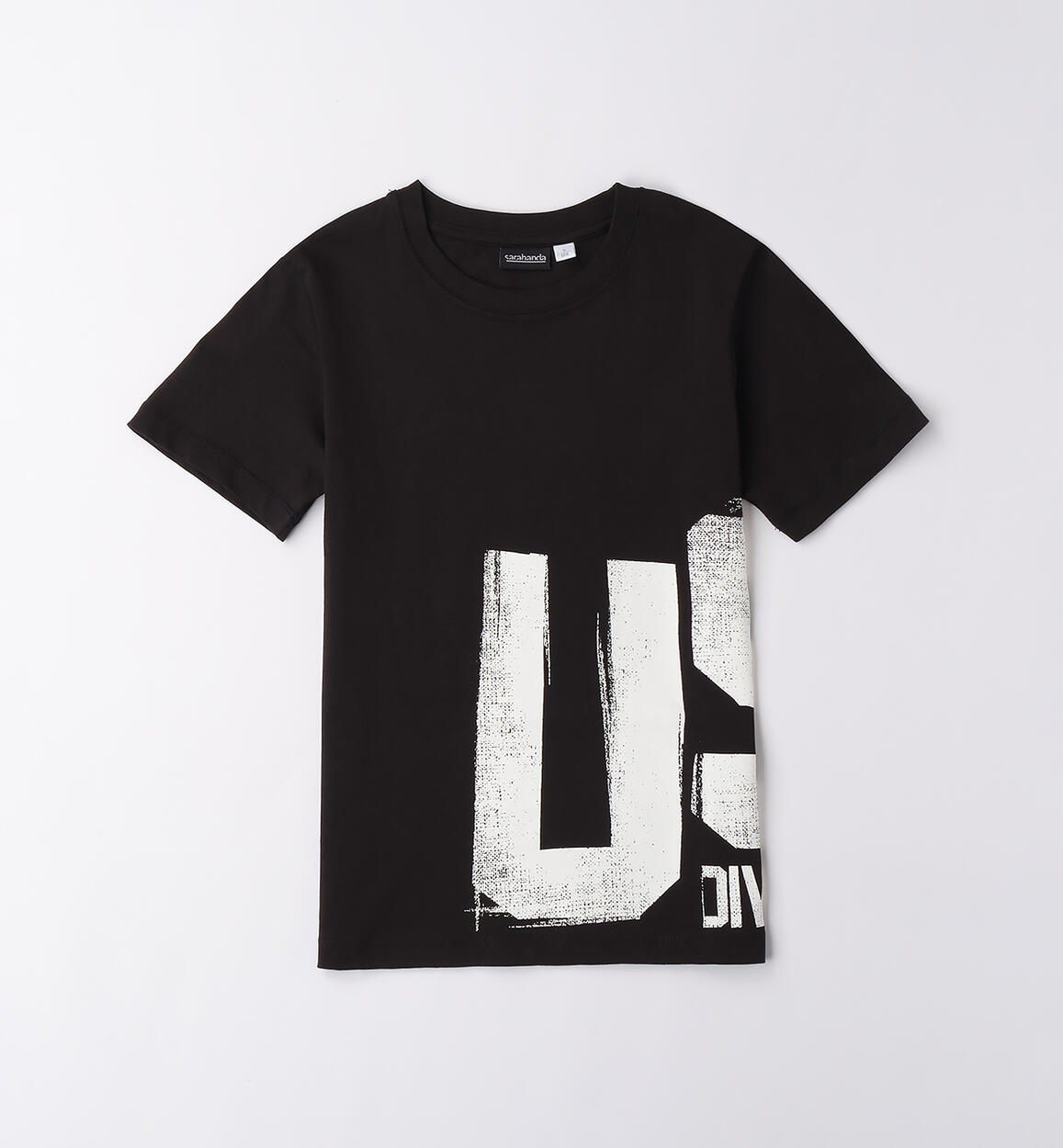 T-Shirt per ragazzo Sarabanda NERO-0658 - 2430B74200