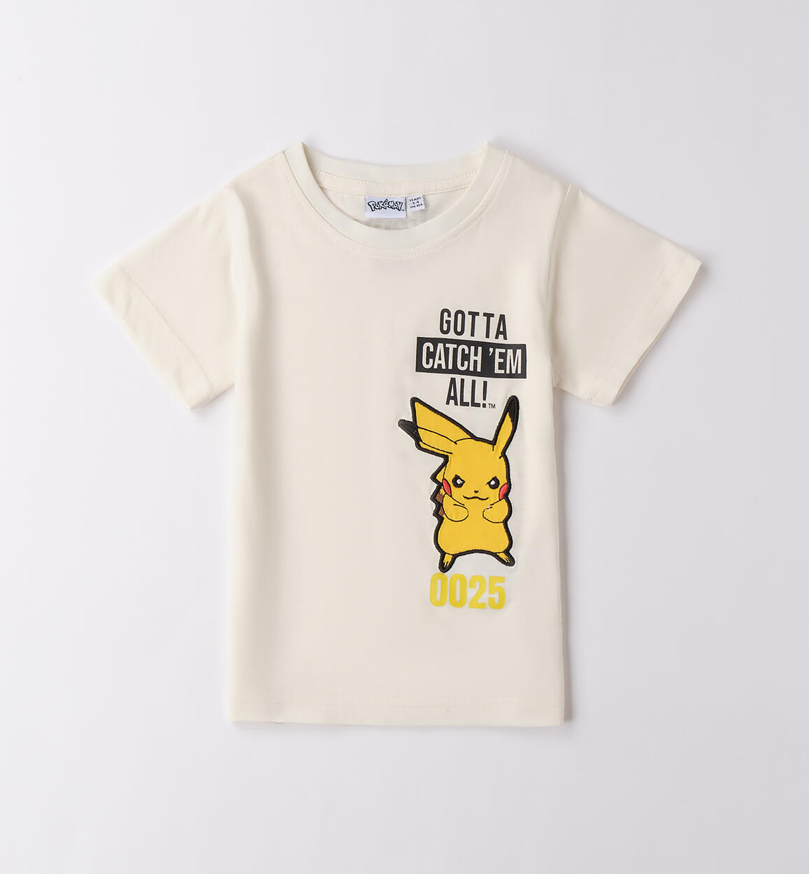 T-shirt Pikachu bambino BIANCO SPECIAL PROJECT