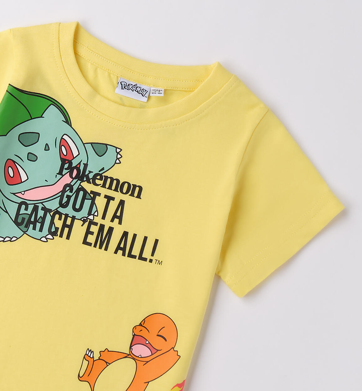 T-shirt Pokemon bambino GIALLO-5921 - 243HB34100