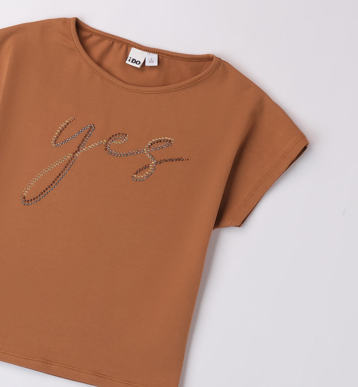 T-shirt ragazza iDO BEIGE-1117 - 2474B69900