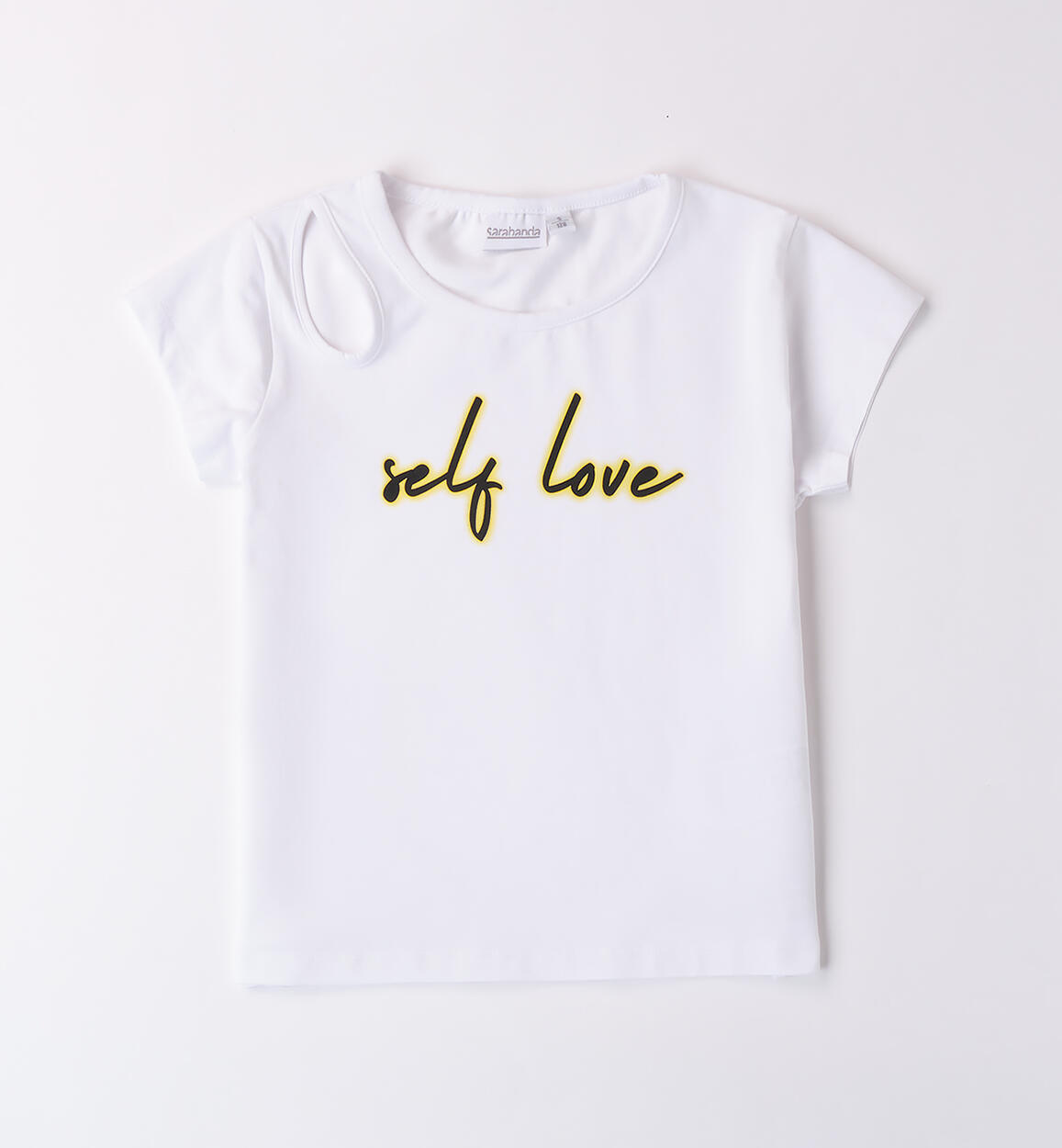 T-Shirt ragazza Sarabanda BIANCO Sarabanda