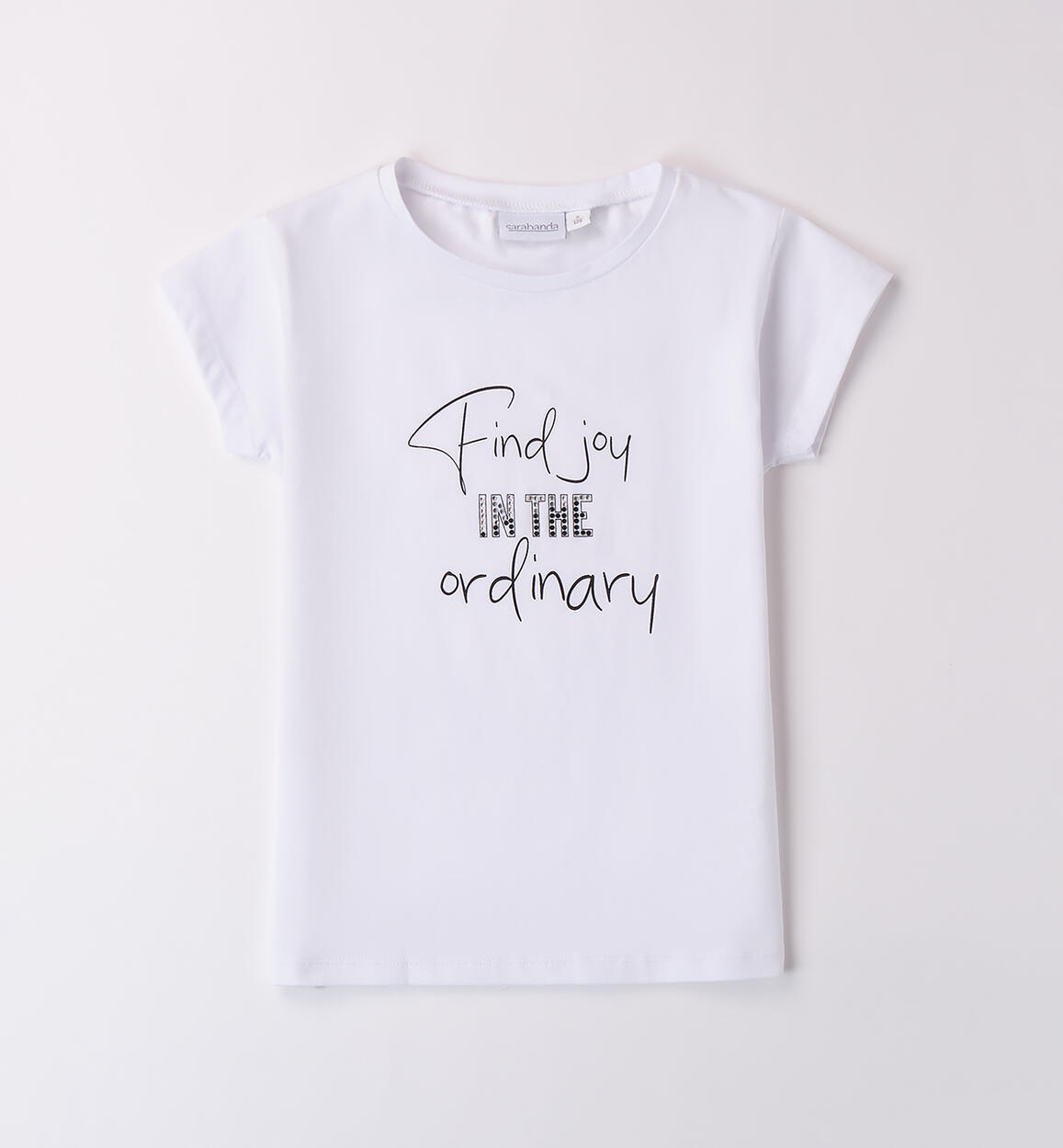 T shirt ragazza Sarabanda BIANCO Sarabanda