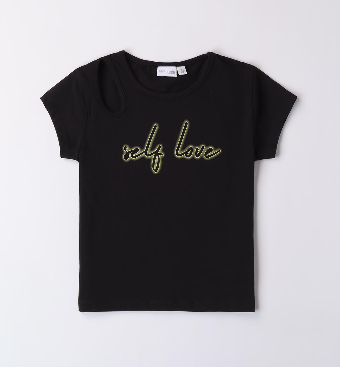 T-Shirt ragazza Sarabanda NERO Sarabanda