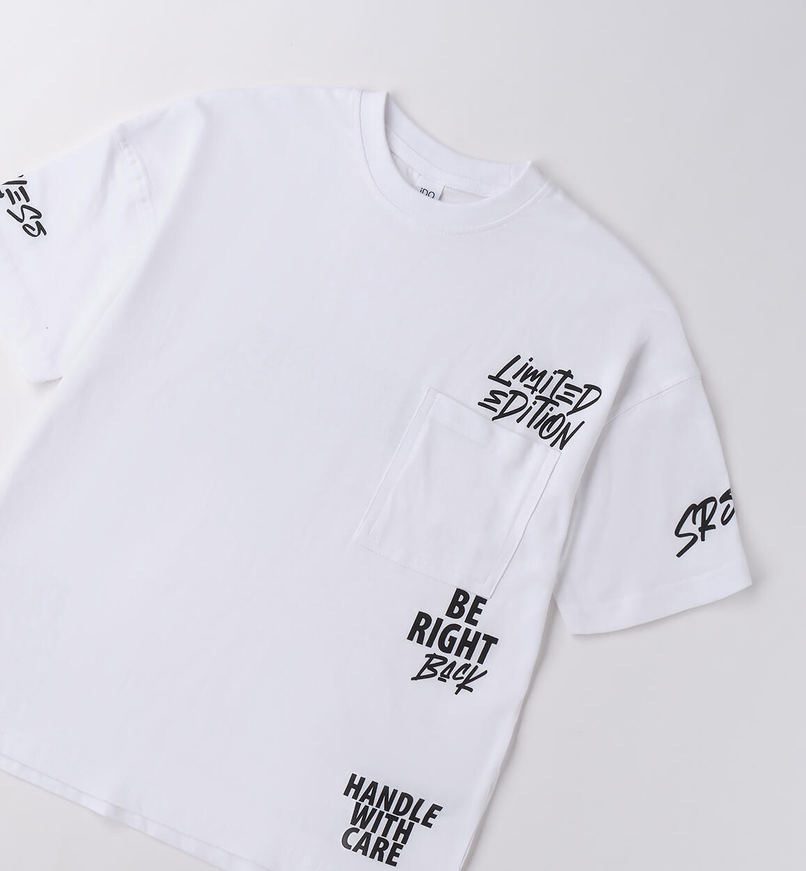 T-shirt ragazzo iDO BIANCO-0113 - 2434F40400