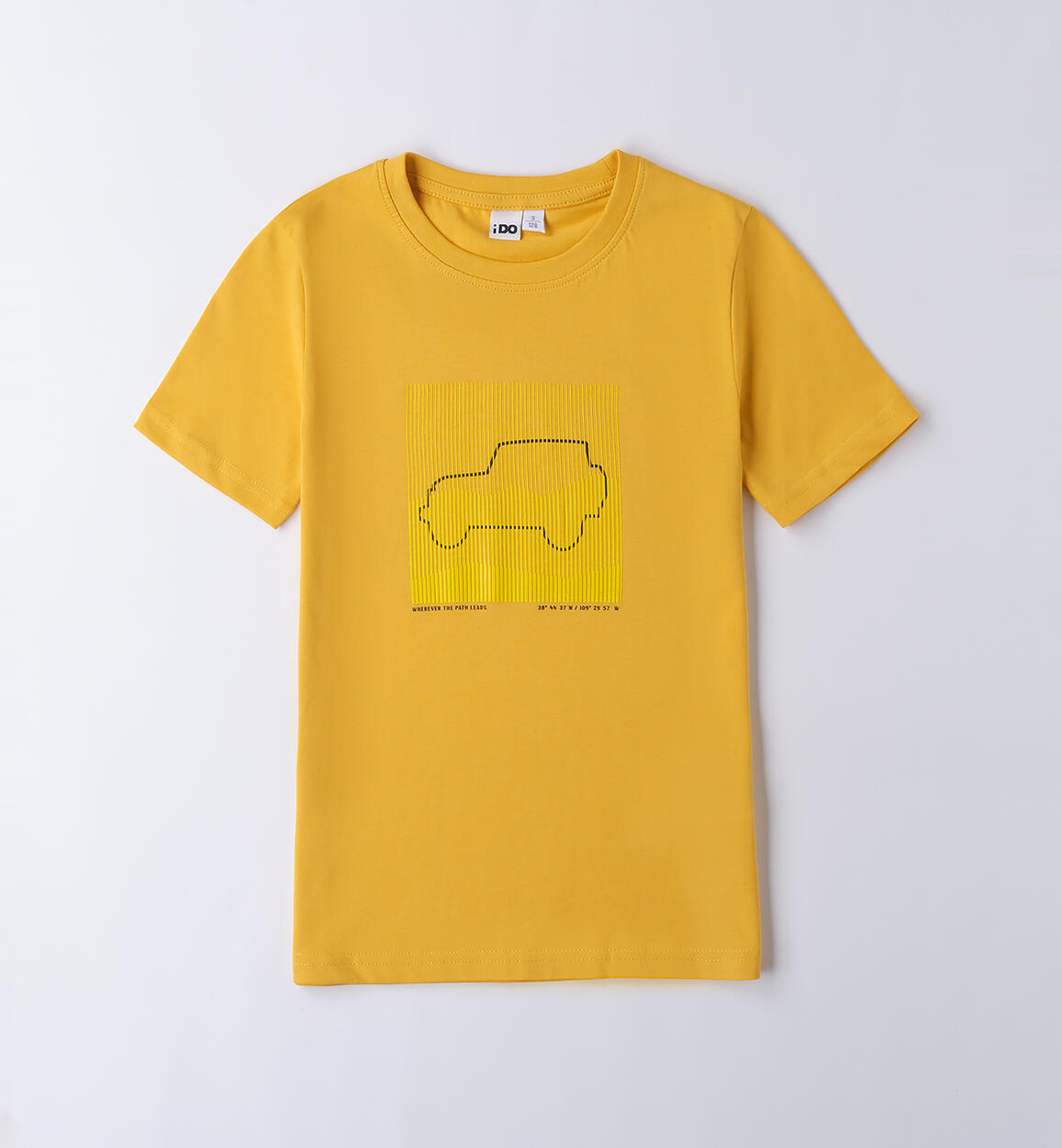 T Shirt ragazzo iDO GIALLO iDO