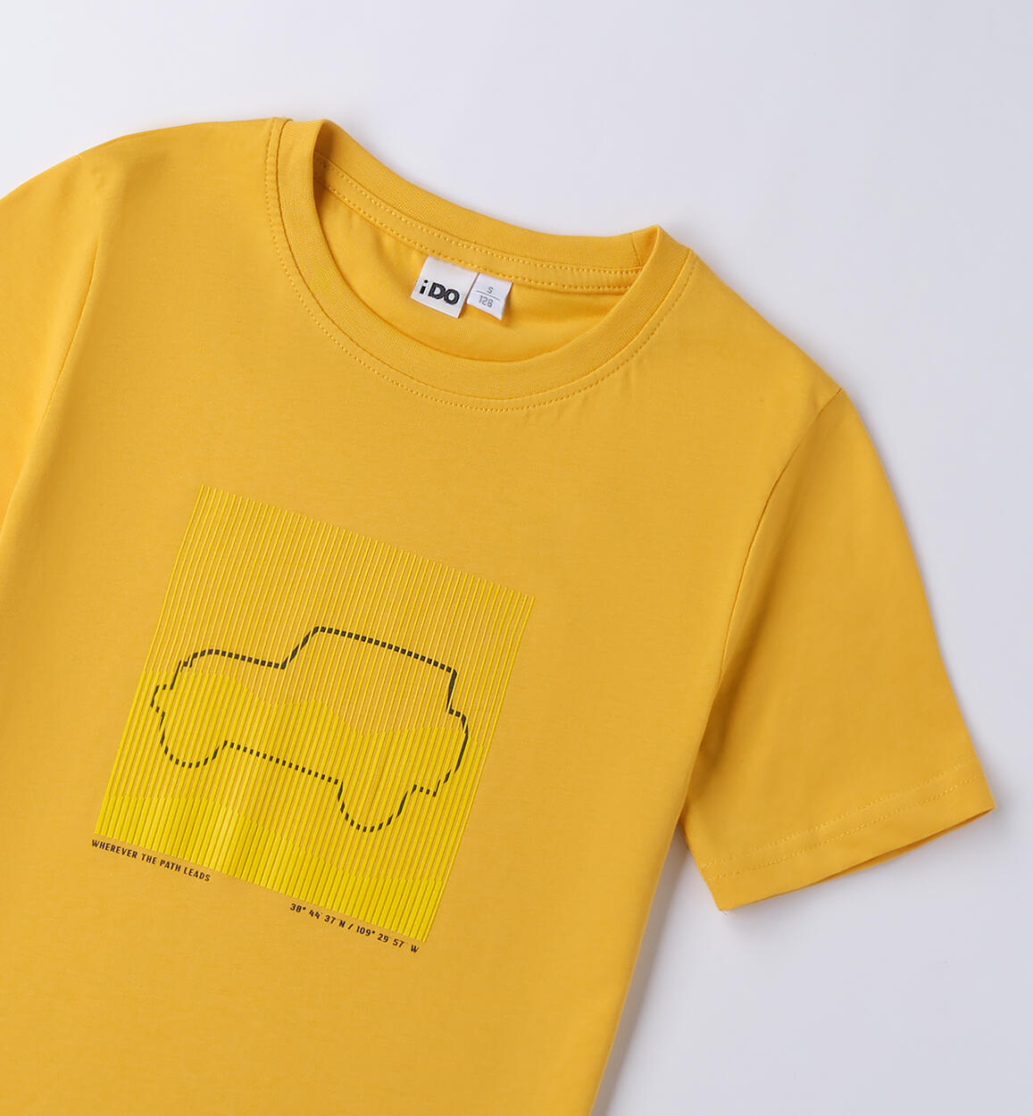 T Shirt ragazzo iDO GIALLO-1614 - 2434B61800