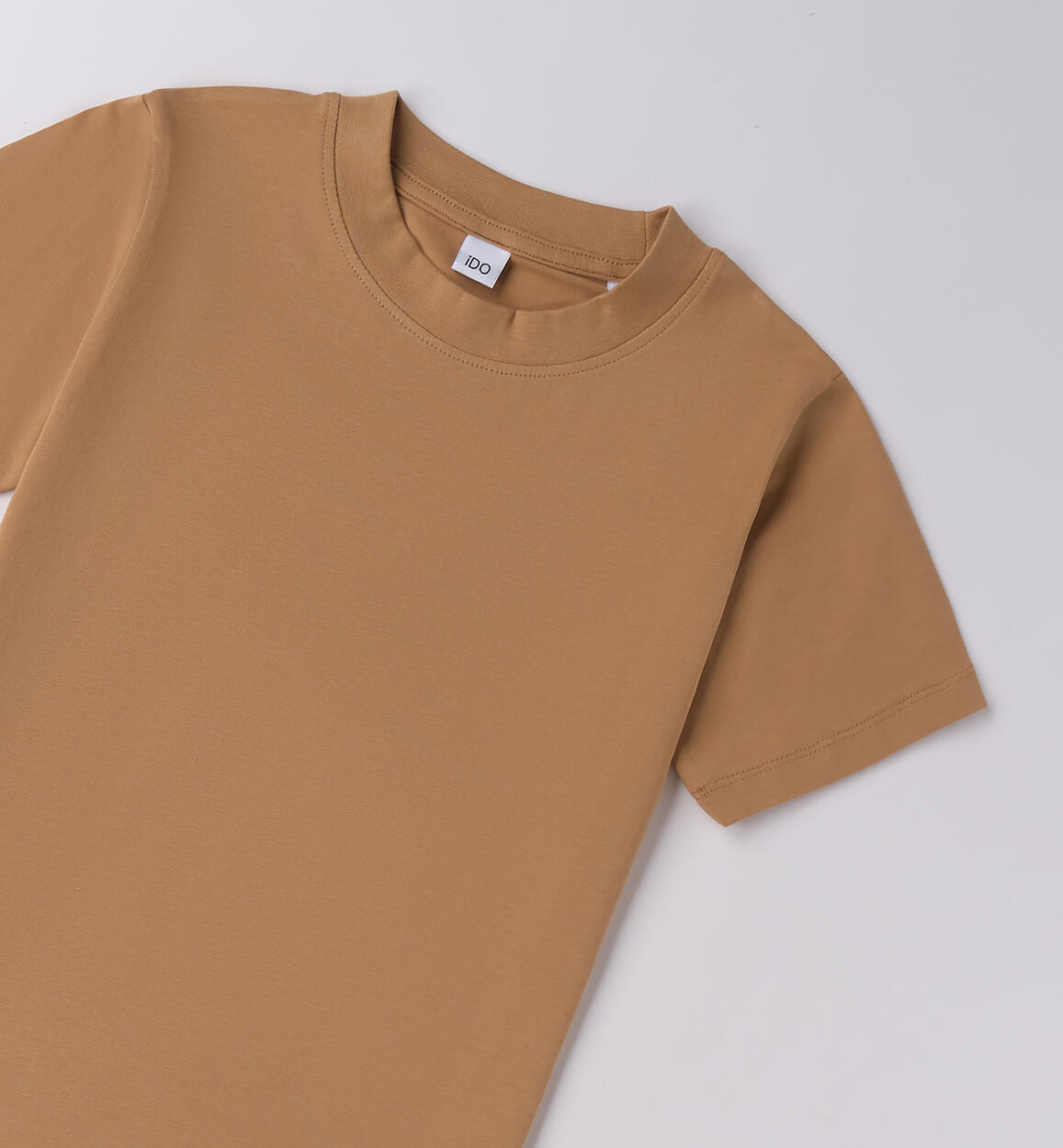 T-shirt ragazzo manica corta BEIGE-0747 - 2434F42100