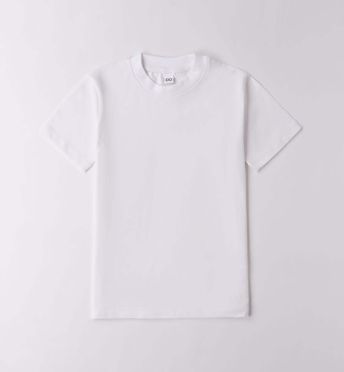 T-shirt ragazzo manica corta BIANCO iDO