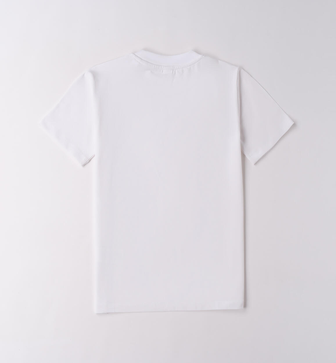 T-shirt ragazzo manica corta BIANCO-0113 - 2434F42100