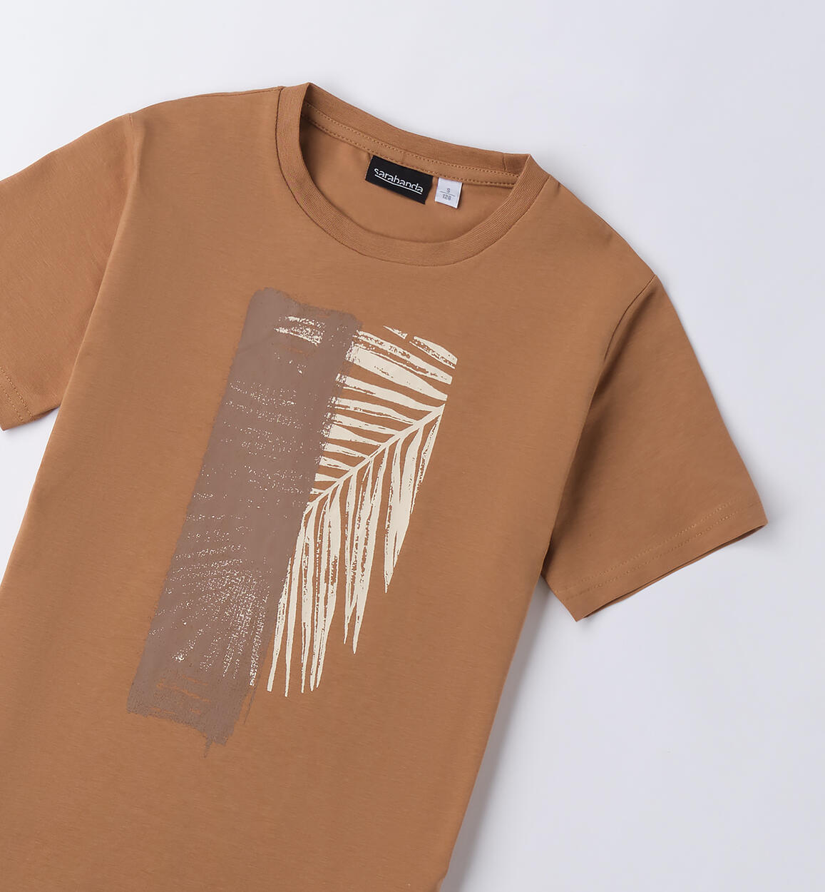 T-Shirt ragazzo Sarabanda BEIGE-0729 - 2430B73100