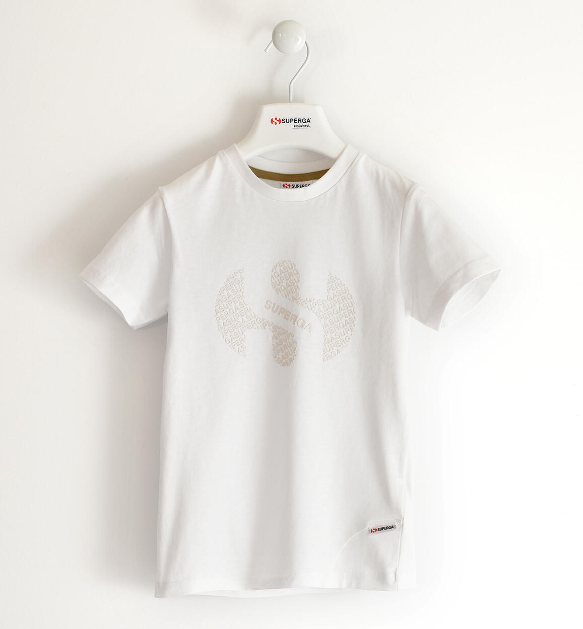 T-shirt ragazzo Superga BIANCO SUPERGA ICON