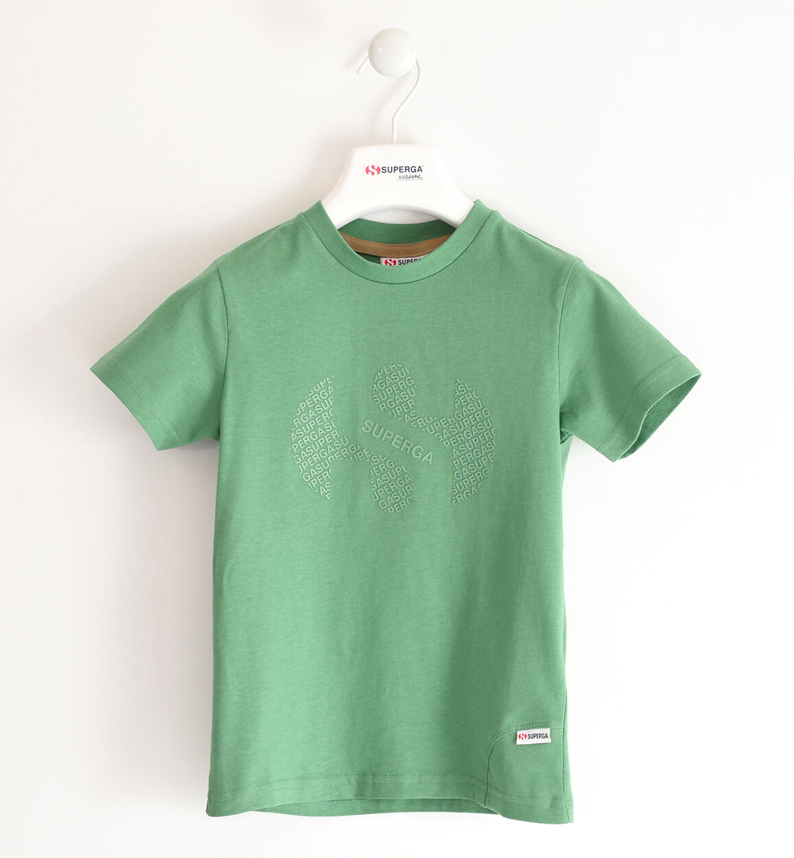 T-shirt ragazzo Superga VERDE SUPERGA ICON