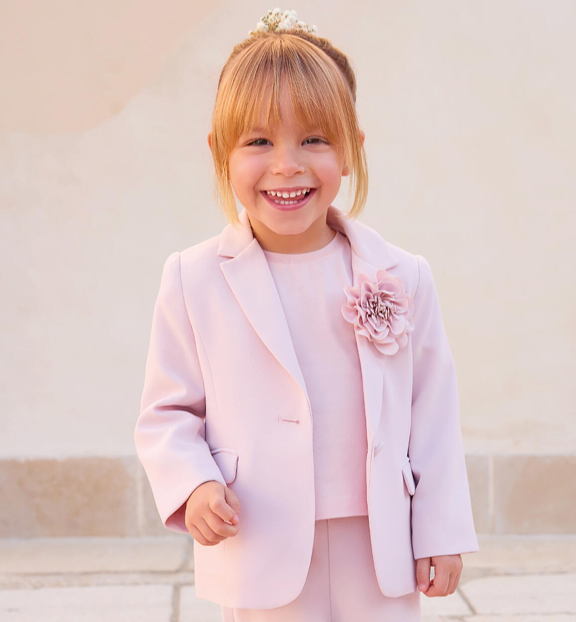 T-shirt Sarabanda bambina ROSA Sarabanda