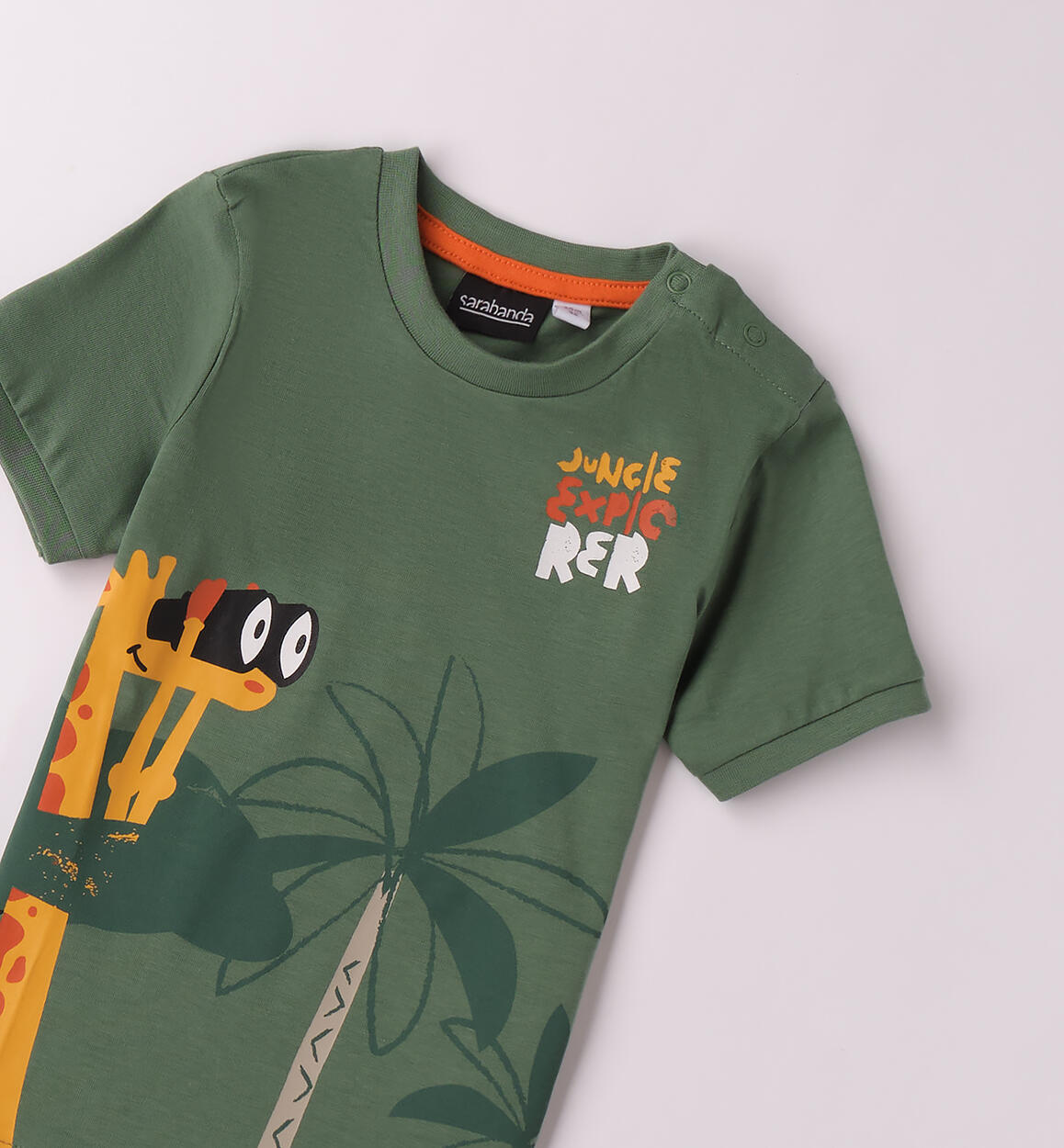 T-shirt Sarabanda bambino DARK IVY GREEN-4723 - 1210B11100