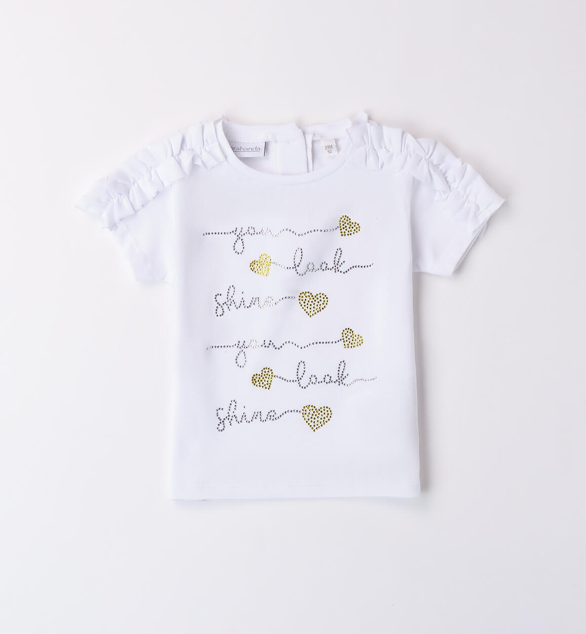 T Shirt Sarabanda da bambina BIANCO Sarabanda