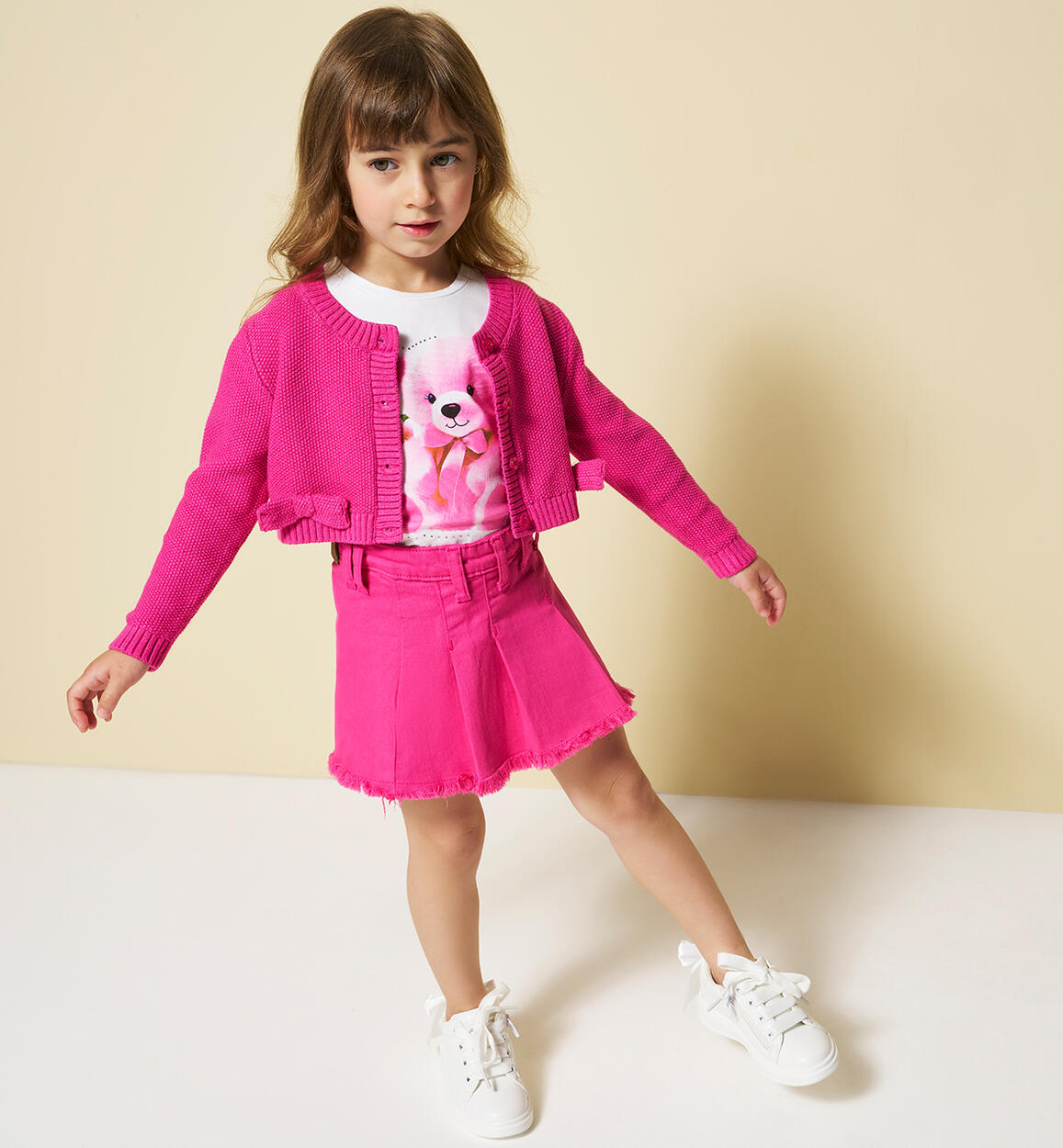 T-Shirt Sarabanda da bambina BIANCO Sarabanda