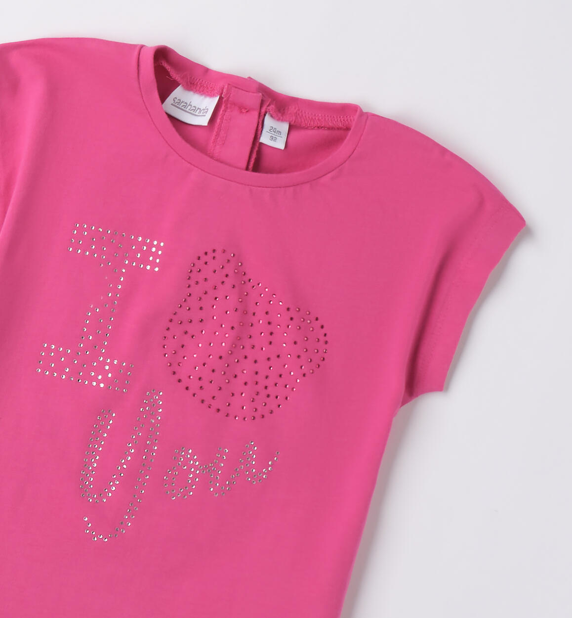 T-shirt Sarabanda per bambina FUXIA-2453 - 1490B20900