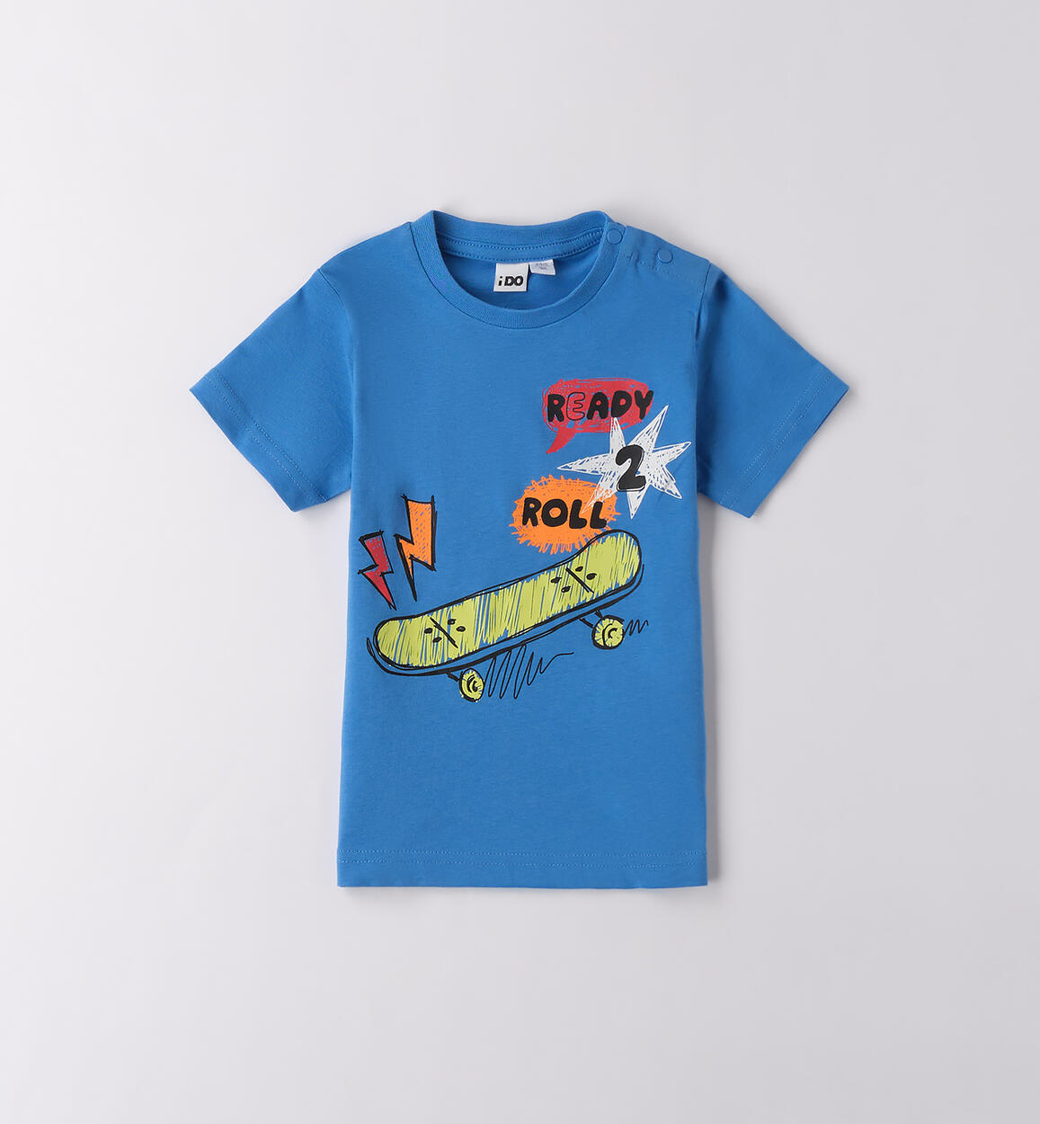 T-shirt skate per bambino BLU iDO
