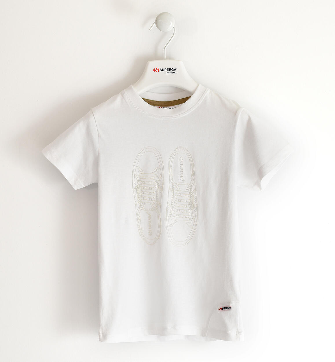 T-shirt Superga per ragazzo BIANCO SUPERGA ICON