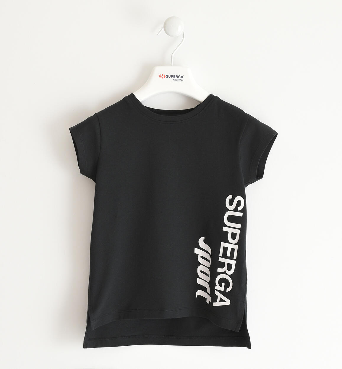 T-shirt Superga ragazza NERO SUPERGA