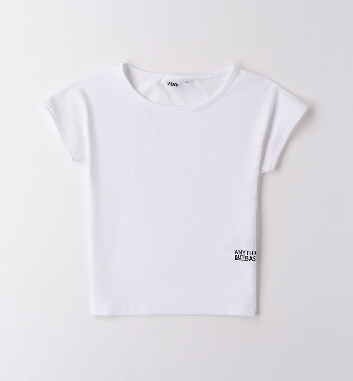T-shirt unisex per ragazzi BIANCO iDO