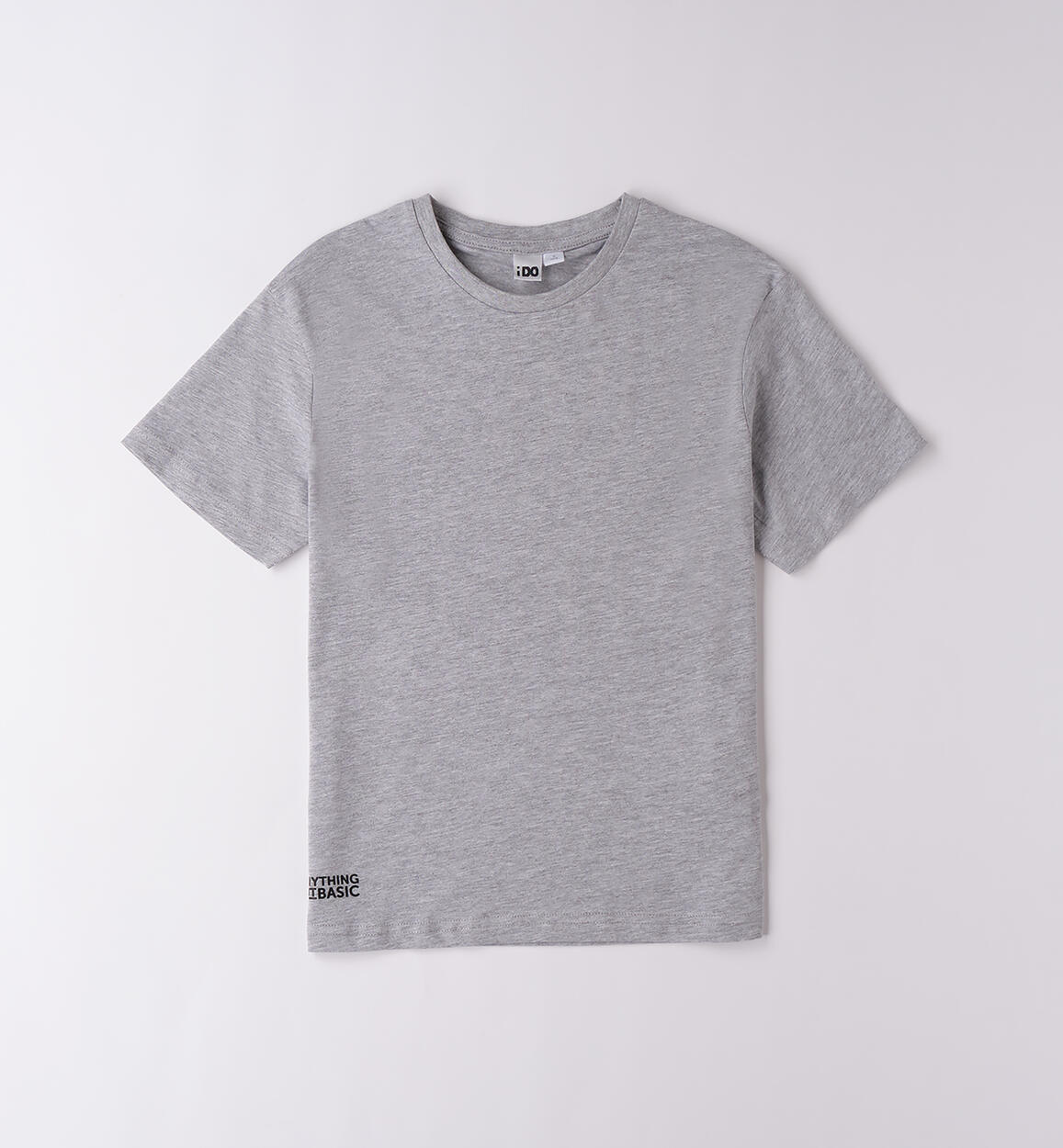 T-shirt unisex ragazzi GRIGIO iDO