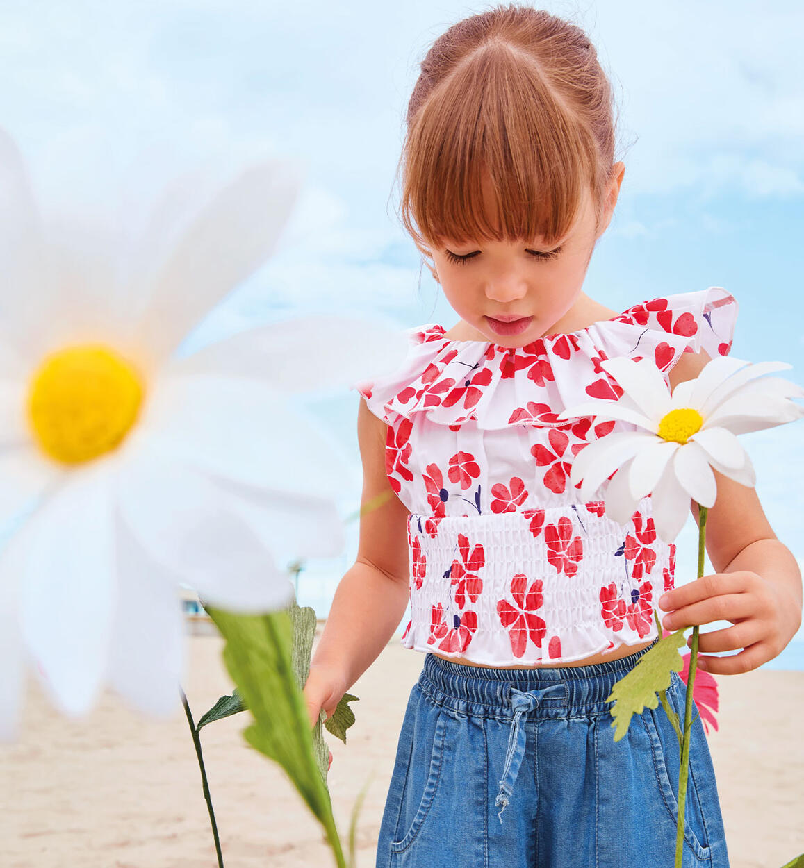 Top per bambina ROSSO iDO