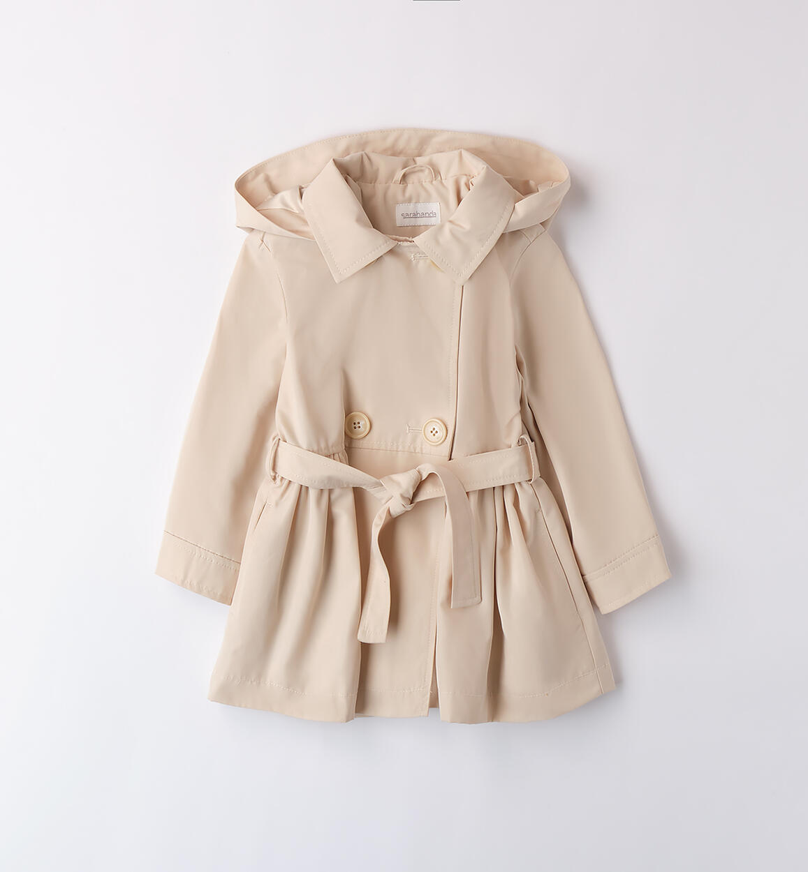 Trench da bambina ECRU'-0154 - 1800B23900