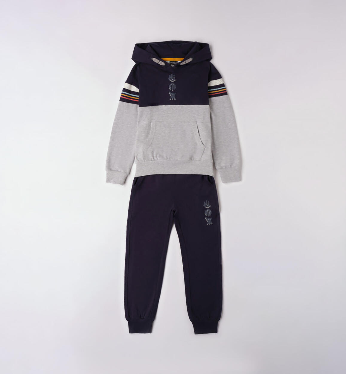 Tuta 100% cotone per ragazzo BLU Sarabanda