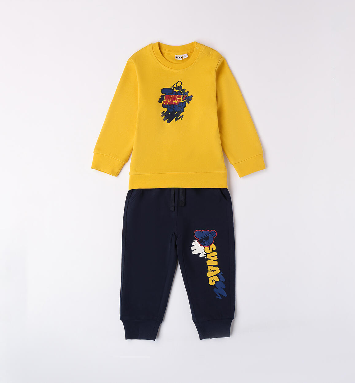 Tuta bambino due pezzi GIALLO iDO