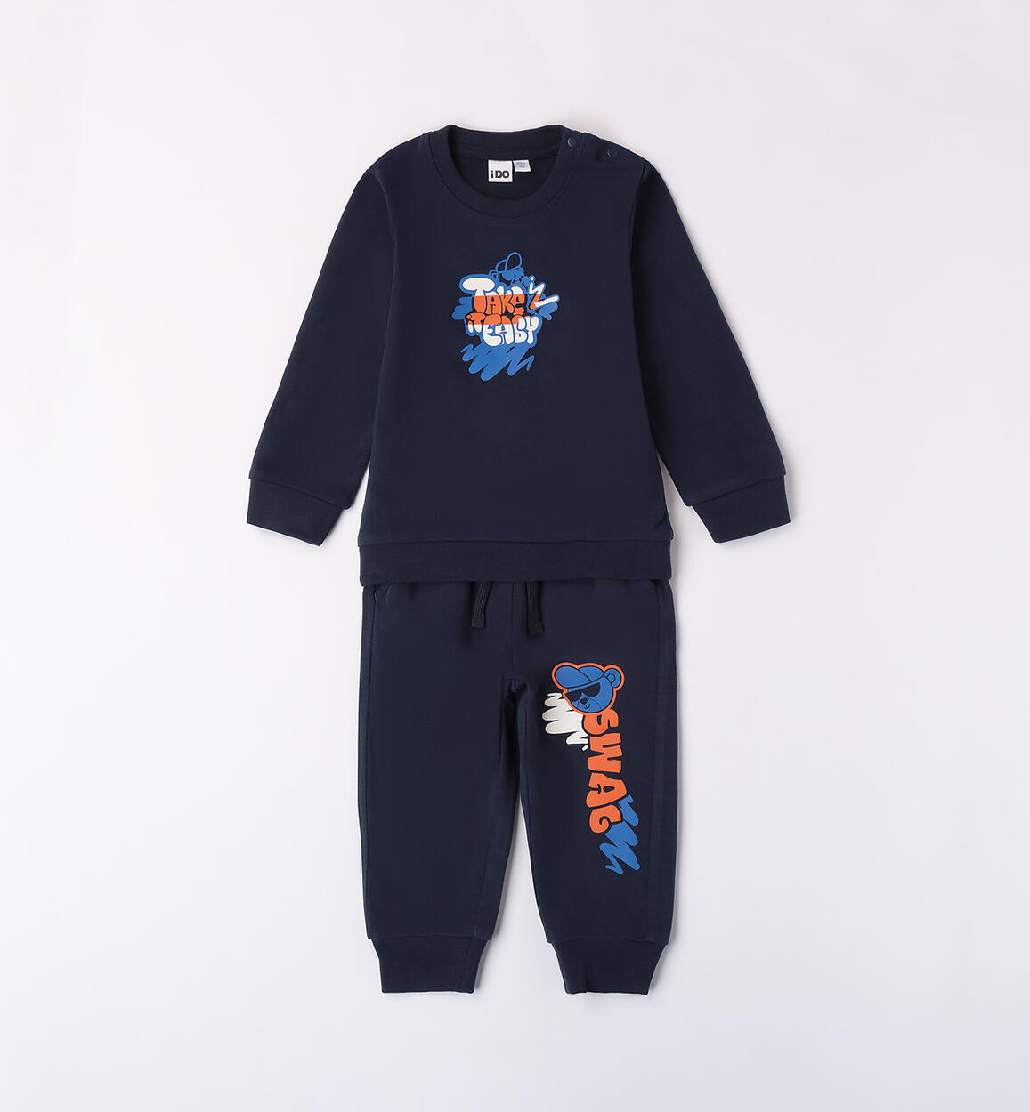 Tuta bambino due pezzi BLU iDO