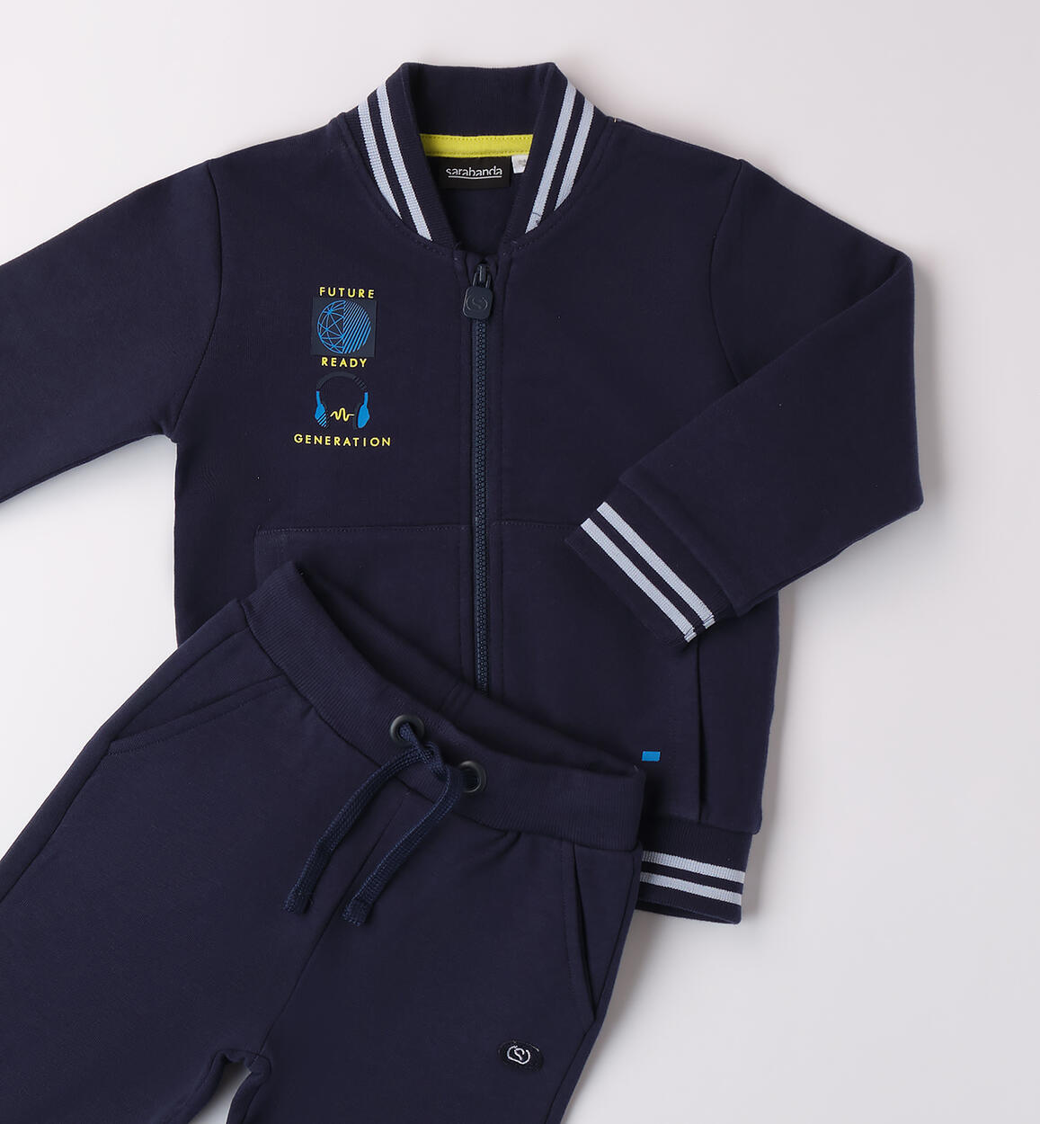 Tuta bambino due pezzi NAVY-3854 - 1020A00200