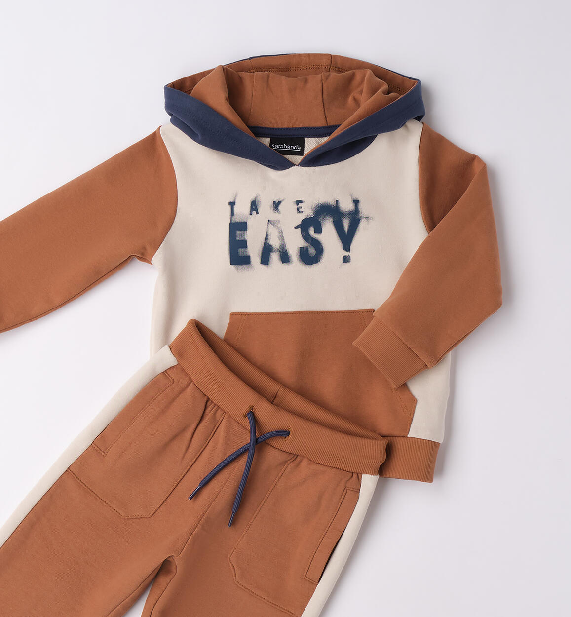 Tuta bambino sportiva ECRU'-0164 - 1020F00300