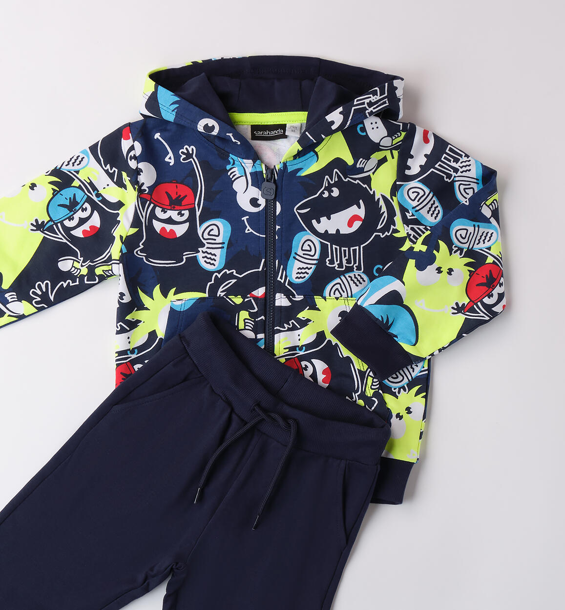 Tuta da bambino Sarabanda BIANCO-MULTICOLOR-6BDG - 1020B00100