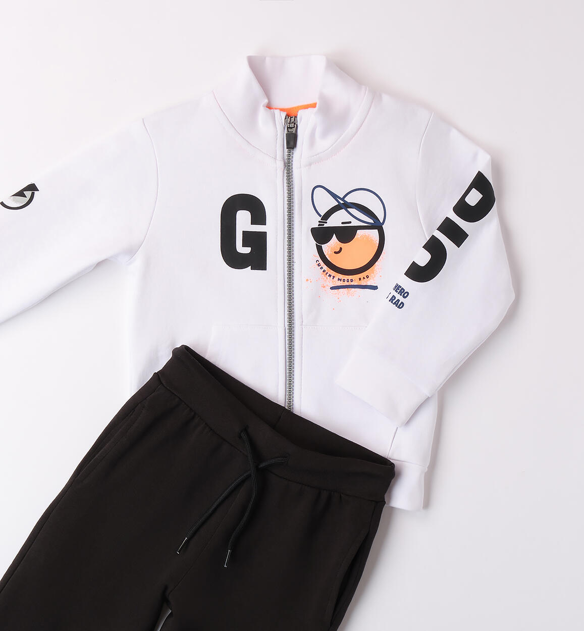 Tuta da bambino sportiva BIANCO-0113 - 1024B44100