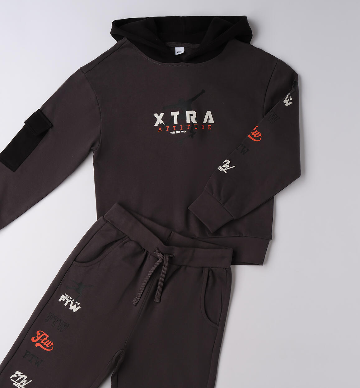 Tuta da ragazzo iDO GRIGIO SCURO-0566 - 2824F81100