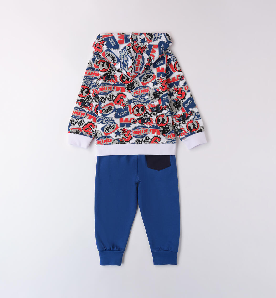 Tuta iDO da bambino BIANCO-ROSSO-6BEB - 1024B44300