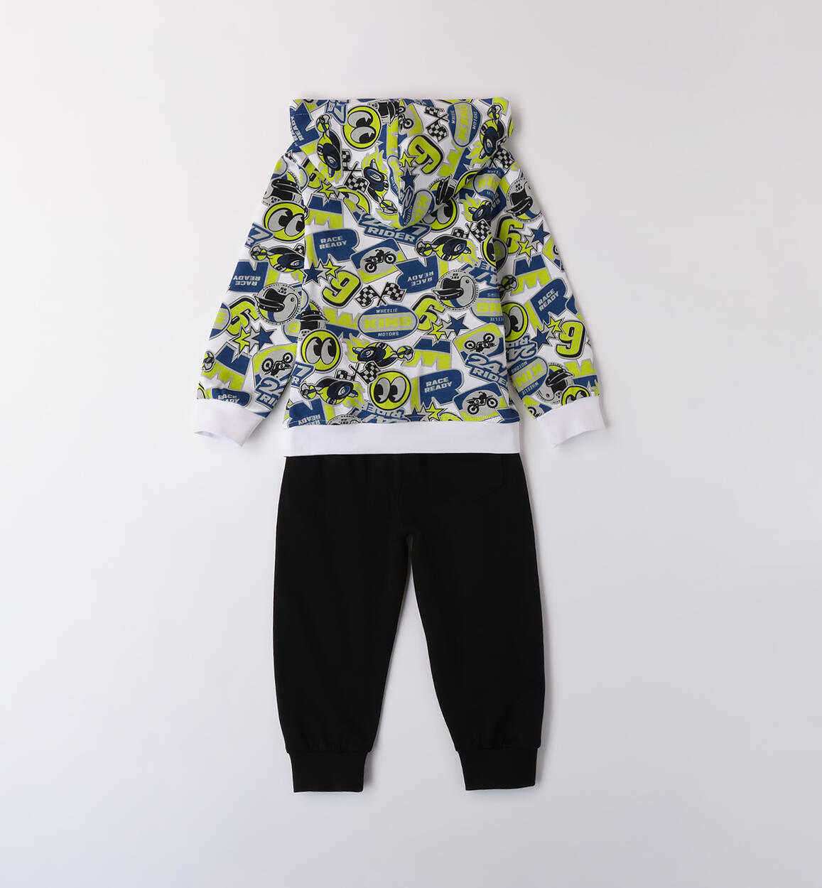 Tuta iDO da bambino BIANCO-NERO-6BQM - 1024B44300