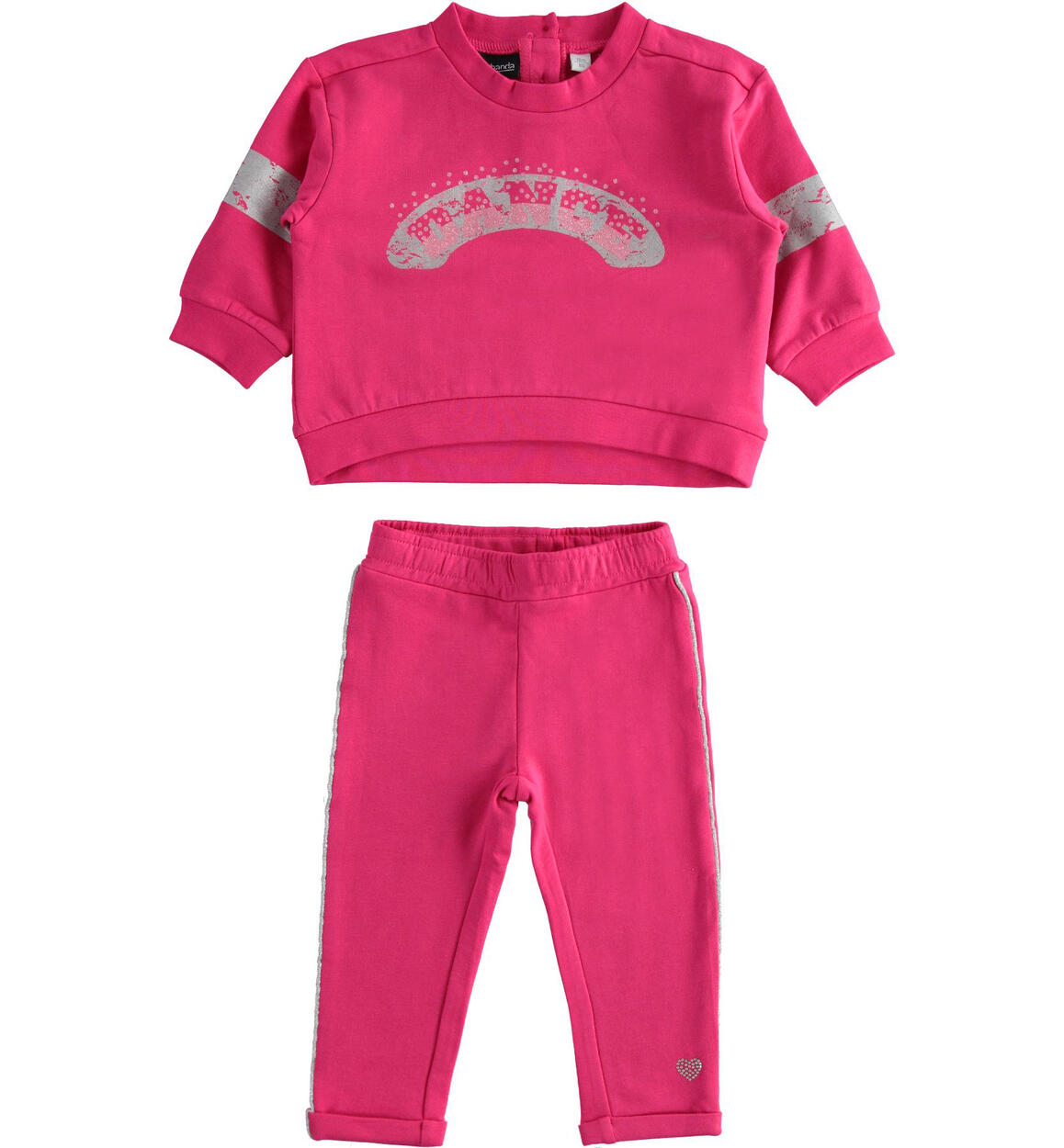 Tuta in felpa per bambina FUCSIA Sarabanda-Promo