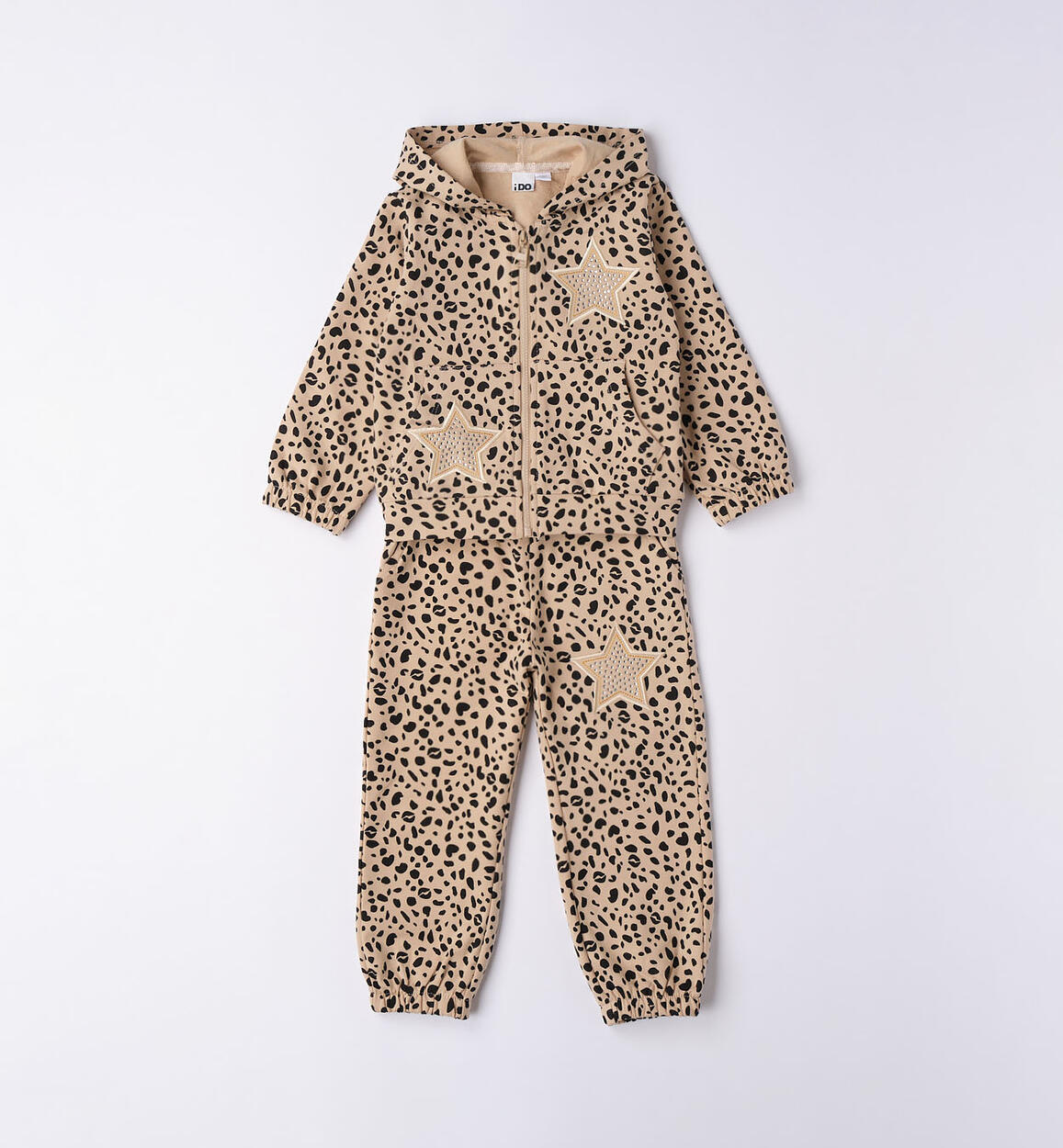 Tuta maculata bambina BEIGE iDO
