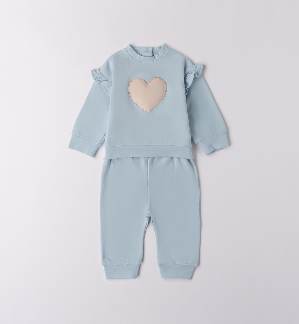 Tuta neonata sportiva AZZURRO Minibanda